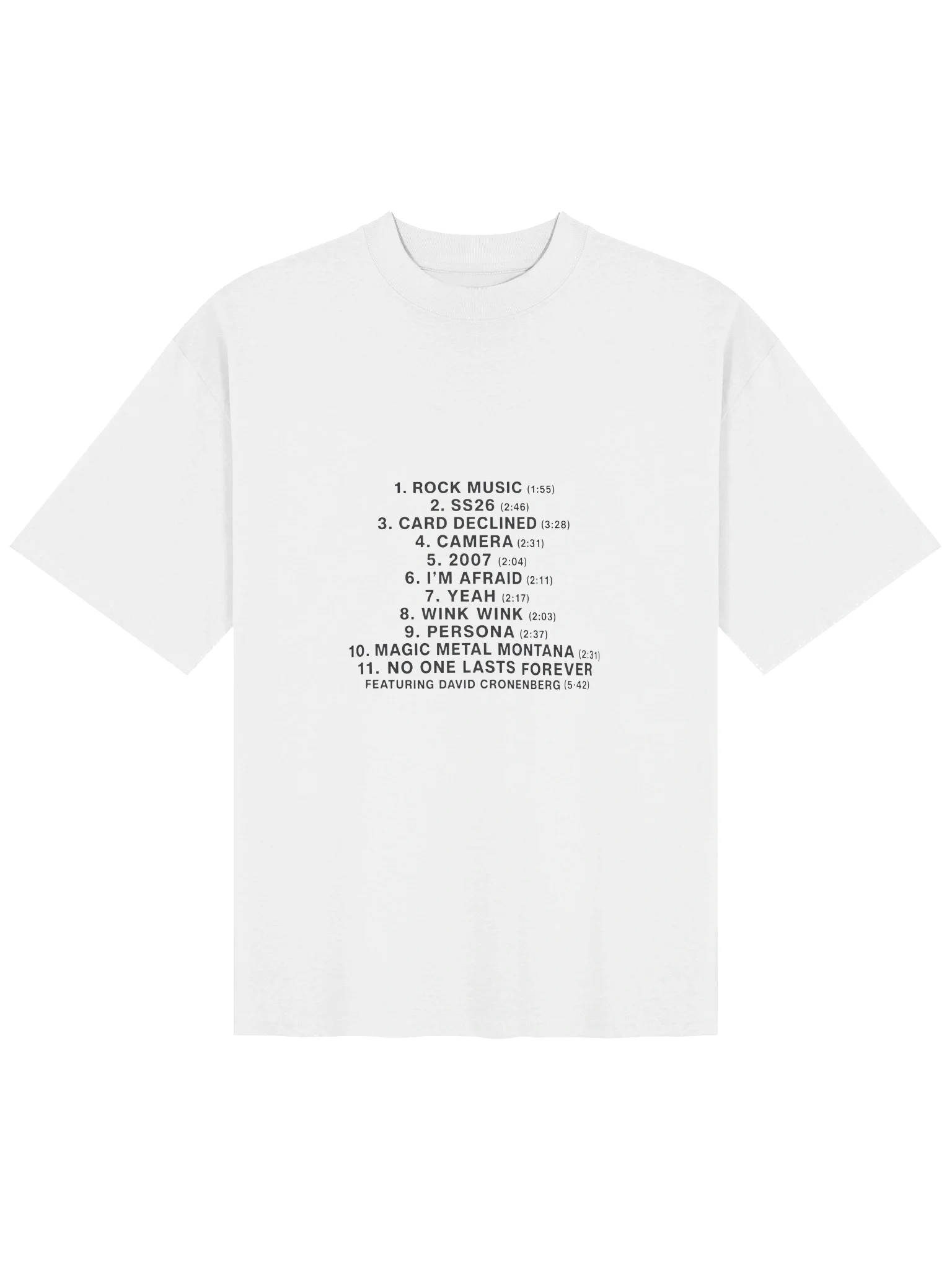 Charli XCX Rock Music Album Tracklist Shirt product image (112)