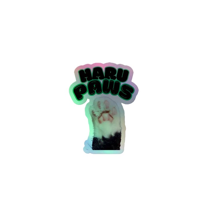 HARU PAWS Kiss-Cut Holographic Sticker Sheet product image (1)