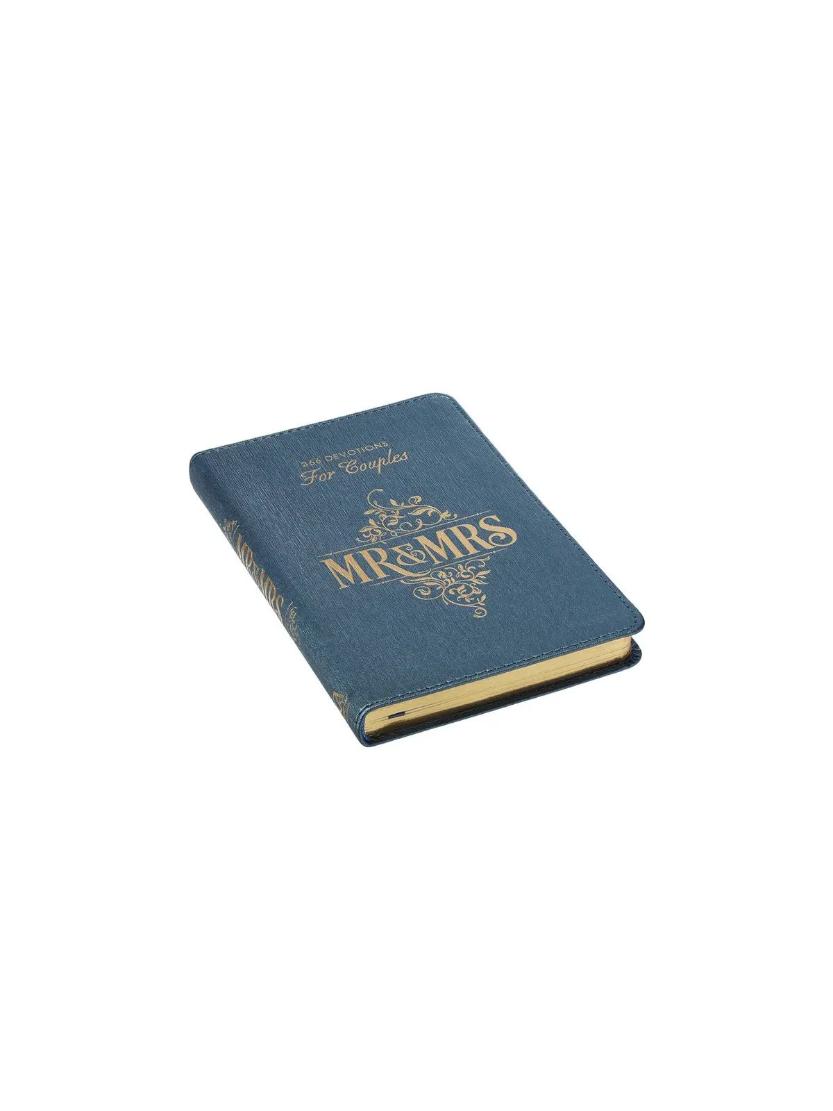 Mr. & Mrs. | 366 Daily Devotions for Couples – Premium Blue Faux Leather product image (2)