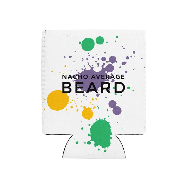 Coozie Can Cooler (Design: Nacho Average Beard) product image (1)