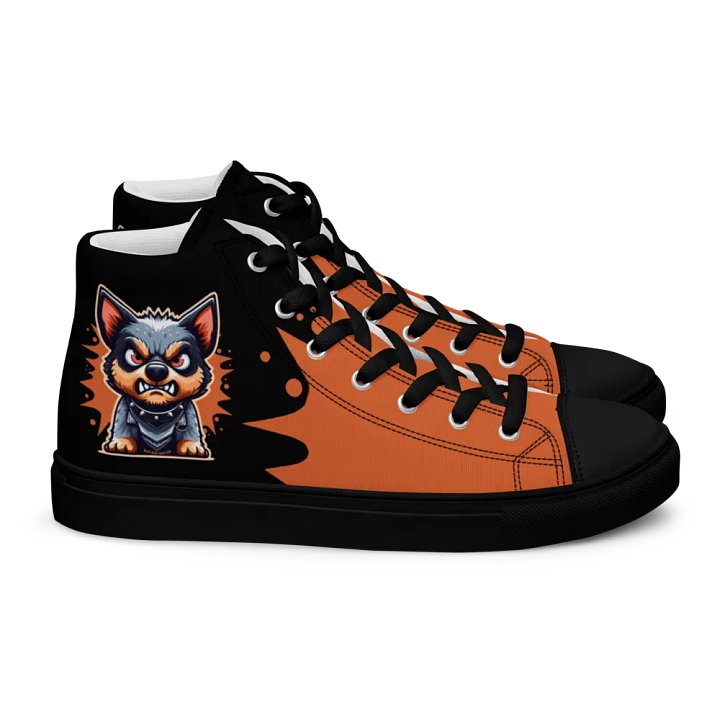Australian Cattle Dog Angry Pup - Women's Hightop Canvas Shoe product image (2)