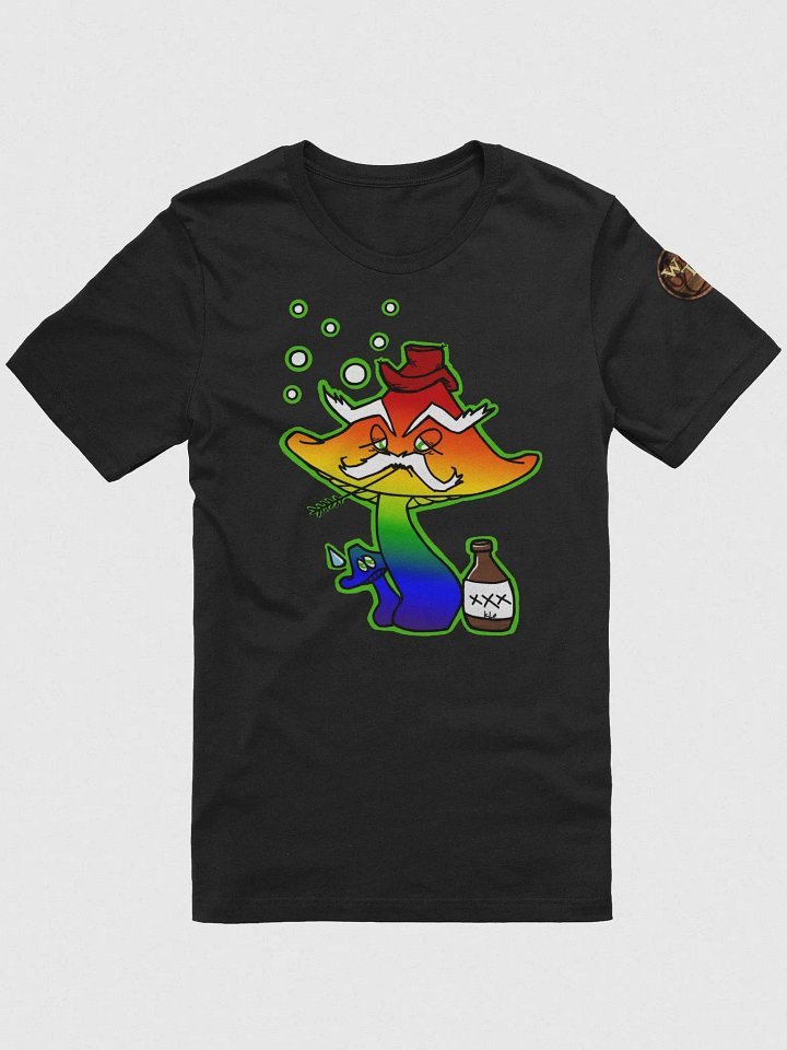 Rainbow Tipsy Mushroom T-Shirt product image (2)