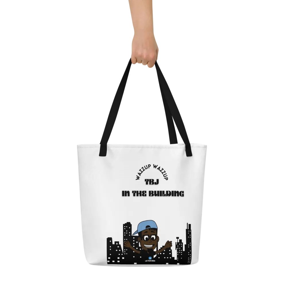TBJ Large Tote Bag w/ Pocket product image (3)
