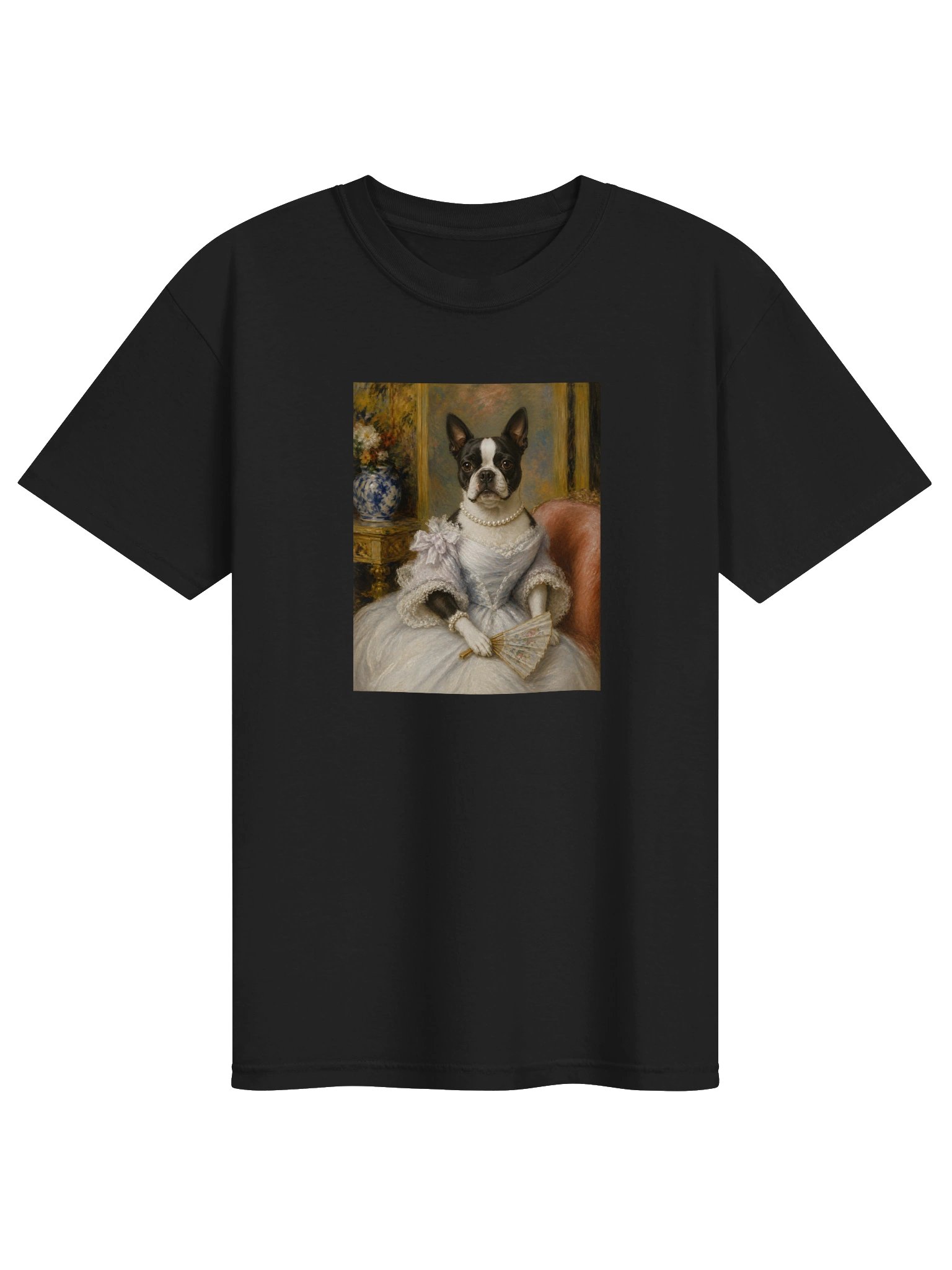 Boston Terrier Portrait of Irène Cahen d'Anvers T-Shirt product image (1)