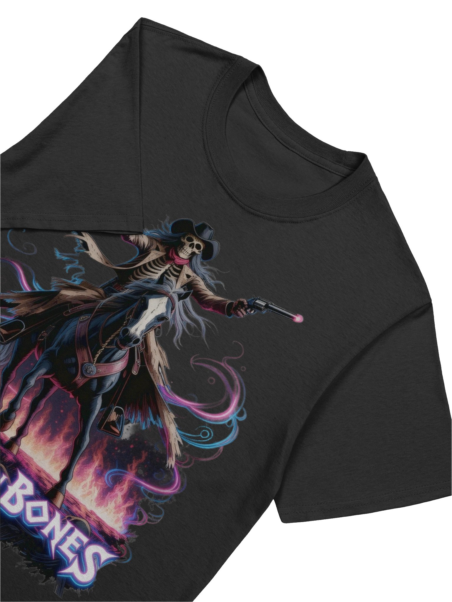 Gravel N Bones – Neon Night Rider Tee product image (7)