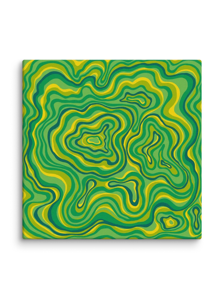 Topographic Tranquility Canvas - Stone No. 3 product image (91)