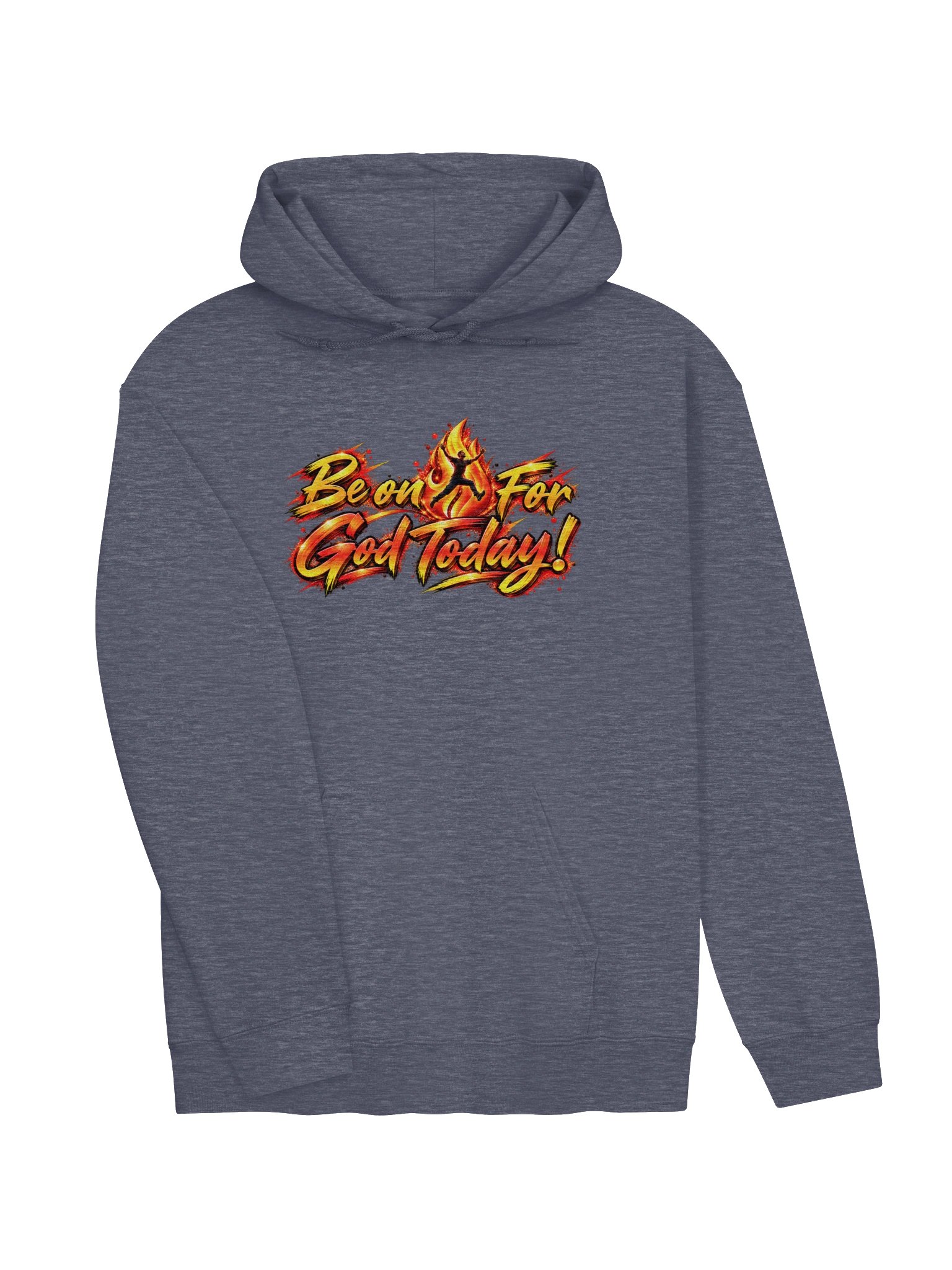 Be On Fire for God Today Hoodie | Ignite Your Faith, Live for Jesus | Christian Streetwear product image (22)