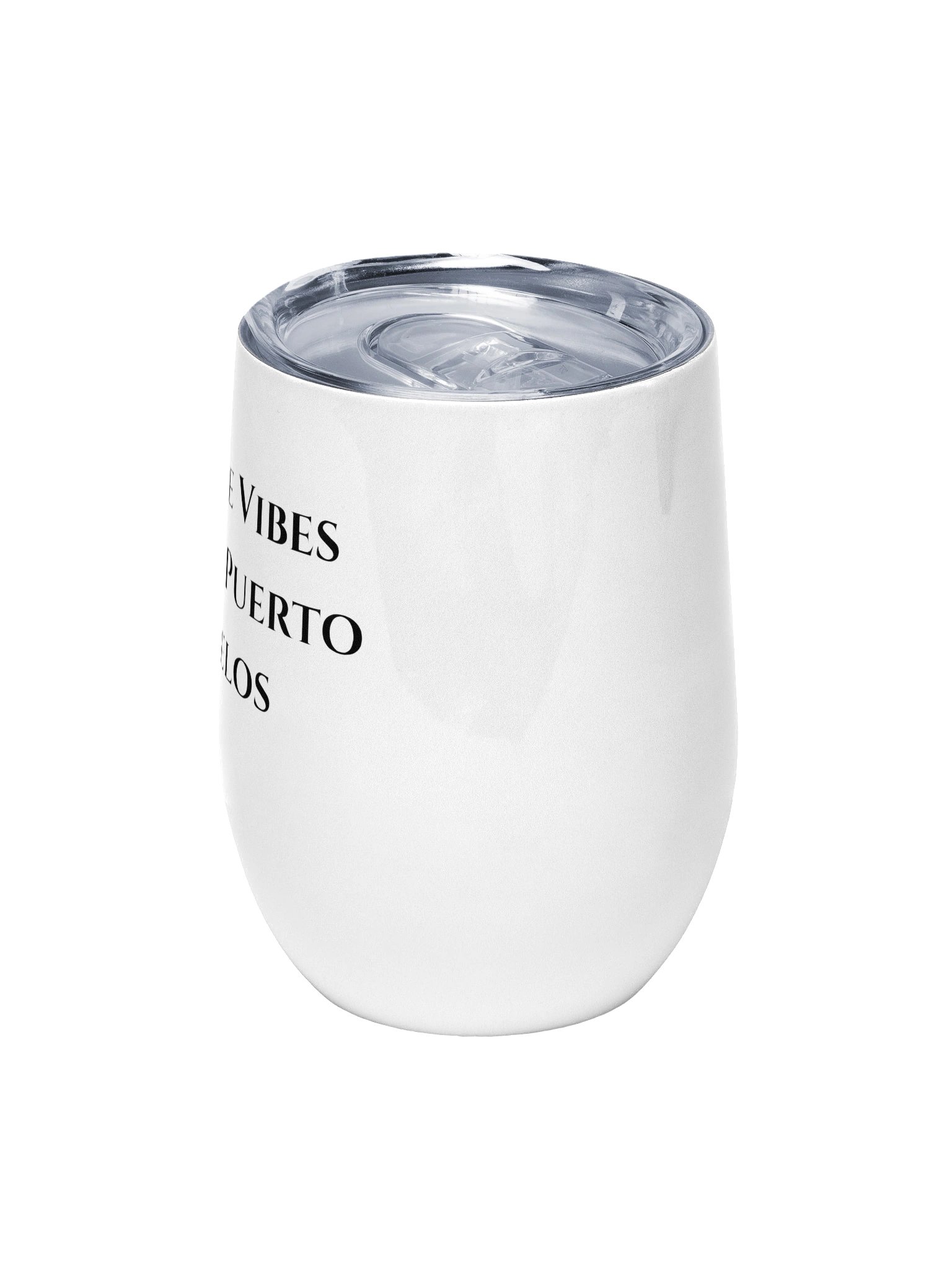 Positive Vibes Only in Puerto Morelos Wine Tumbler product image (5)