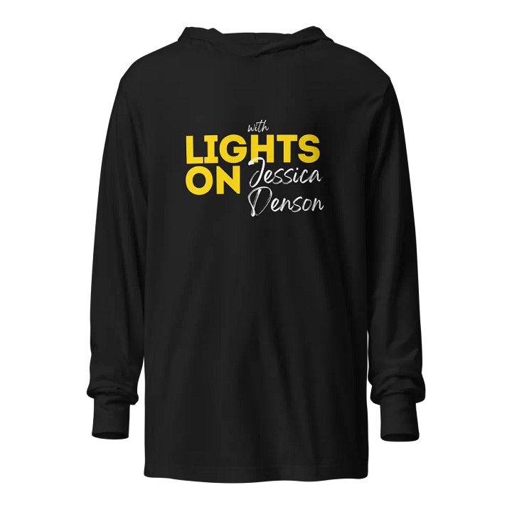Lights On Long Sleeve Hooded Tee - Colors product image (1)