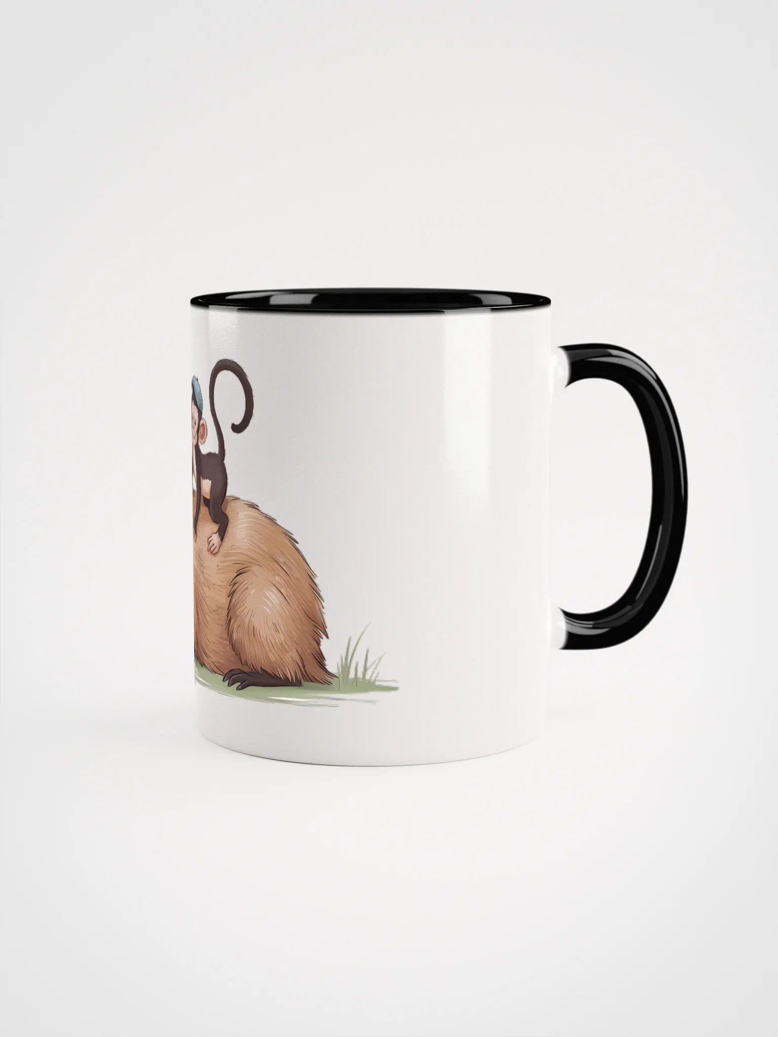 Capybara and Monkey Lovers mug product image (1)
