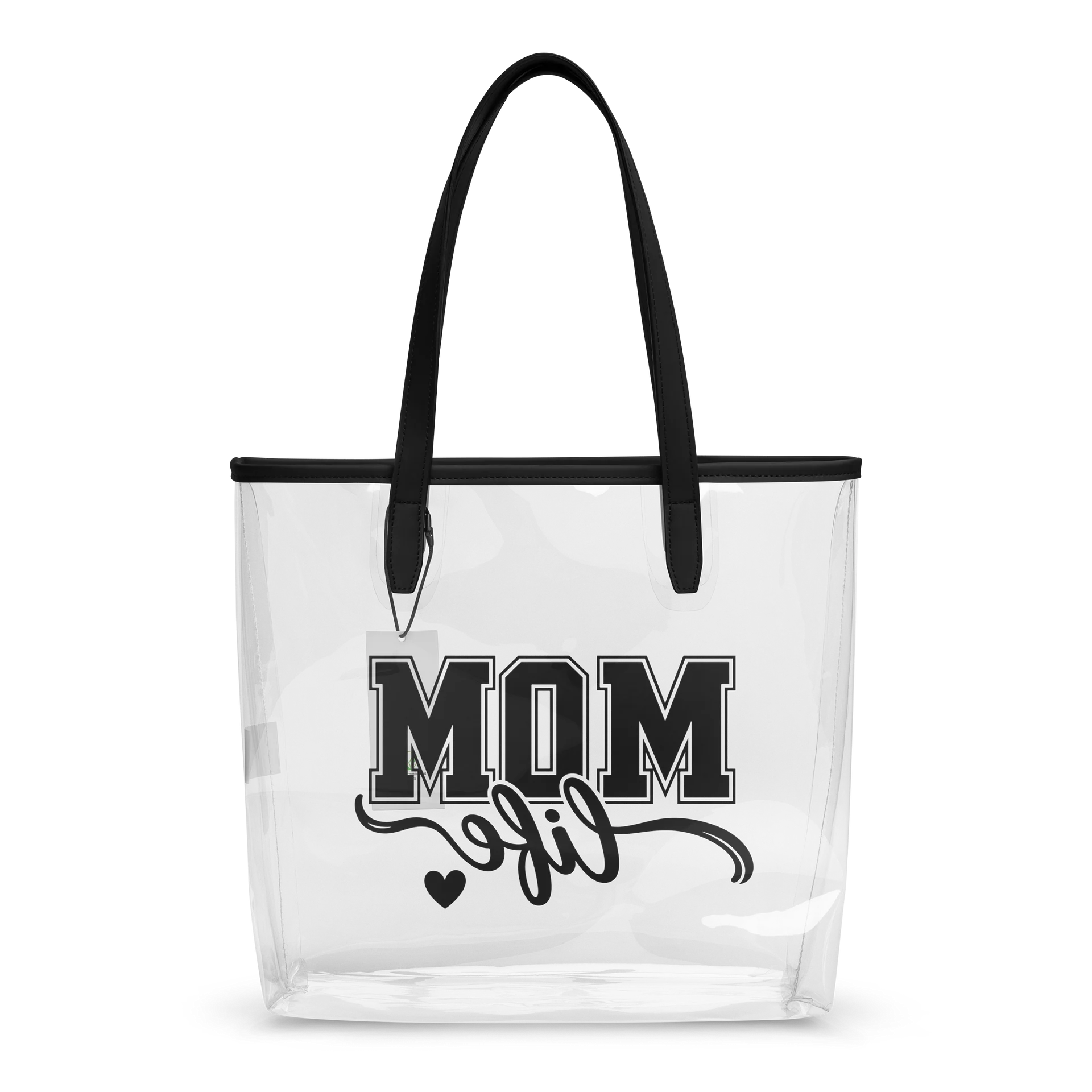 Mom Life Clear Tote Bag | Everyday & Game Day Essentials product image (3)
