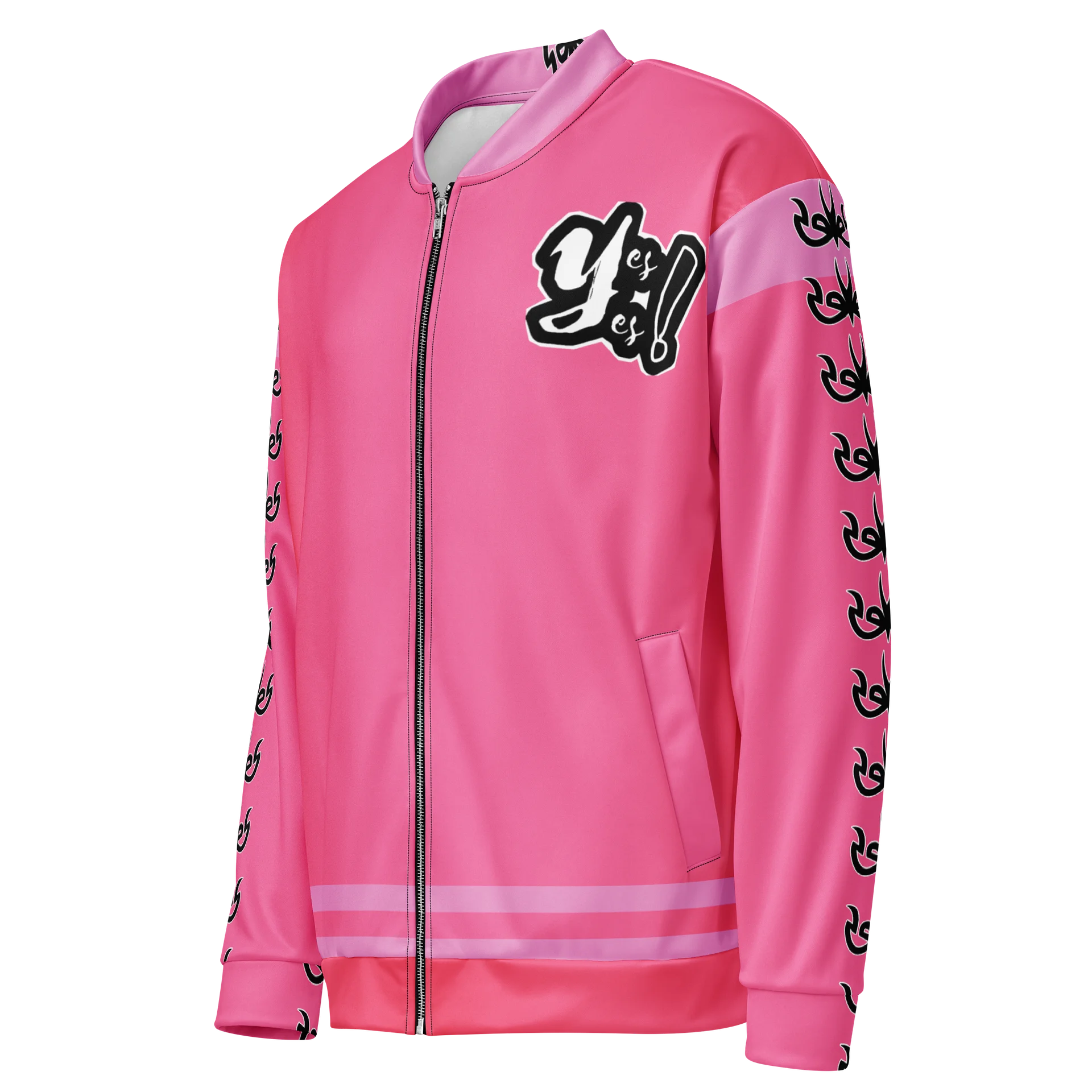 Pink Power Bomber Jacket product image (3)