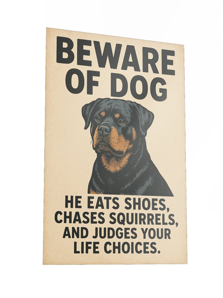 Beware of Dog Humor Poster product image (4)