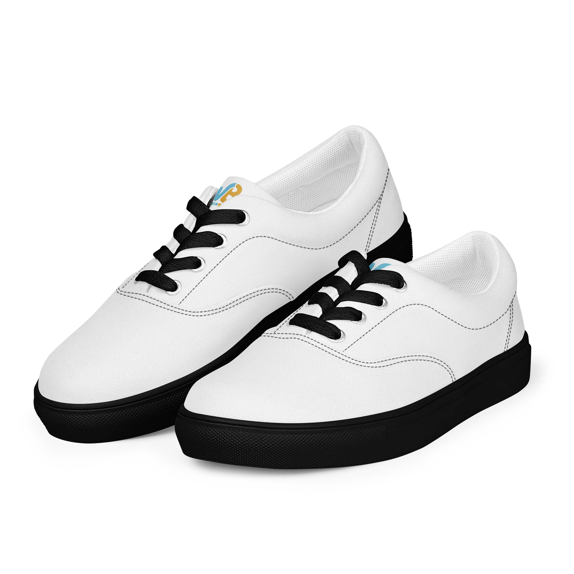 'WB' Men's Lace-Up Canvas Shoes product image (8)