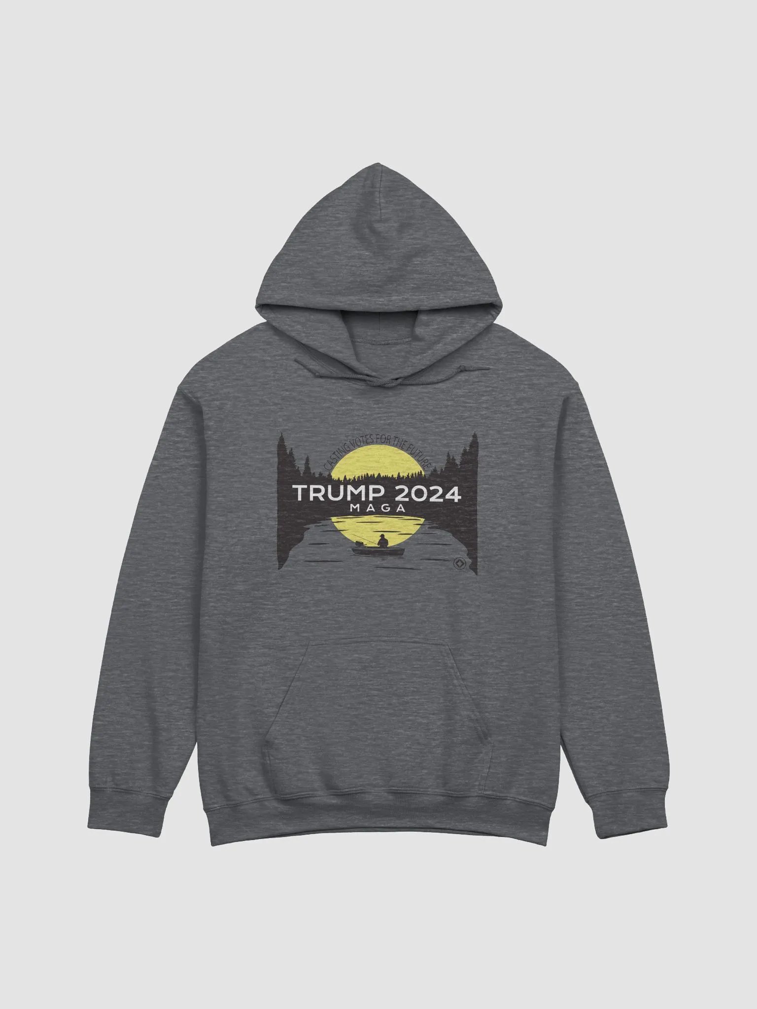 Trump 2024 Fishing Sunset Hoodie product image (7)