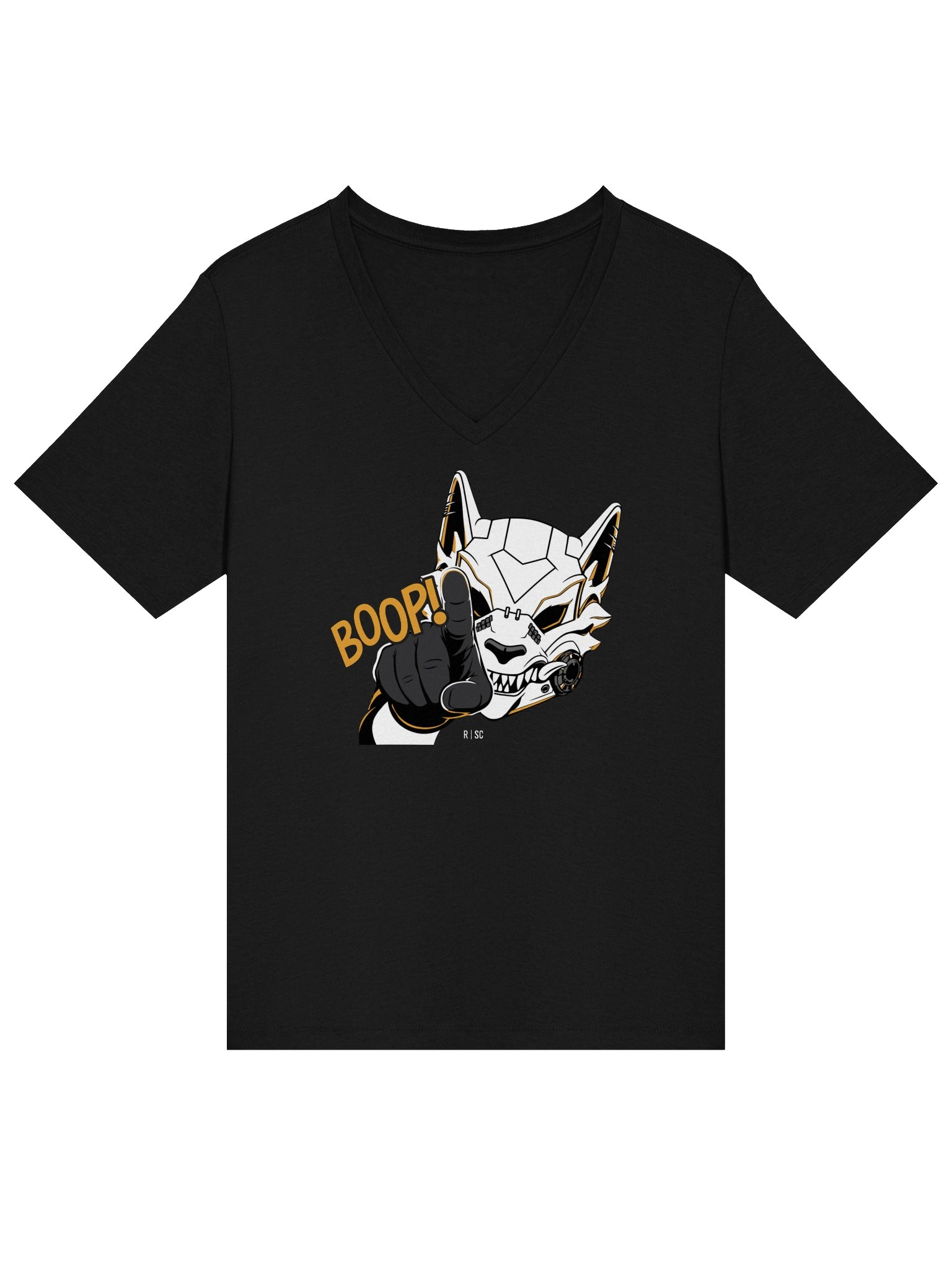 Wolf Boop V-Neck T-shirt product image (1)