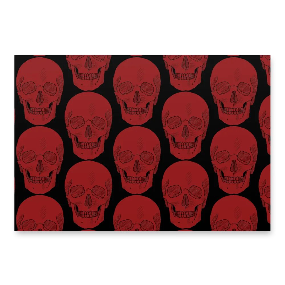 Skulls wrapping paper product image (3)