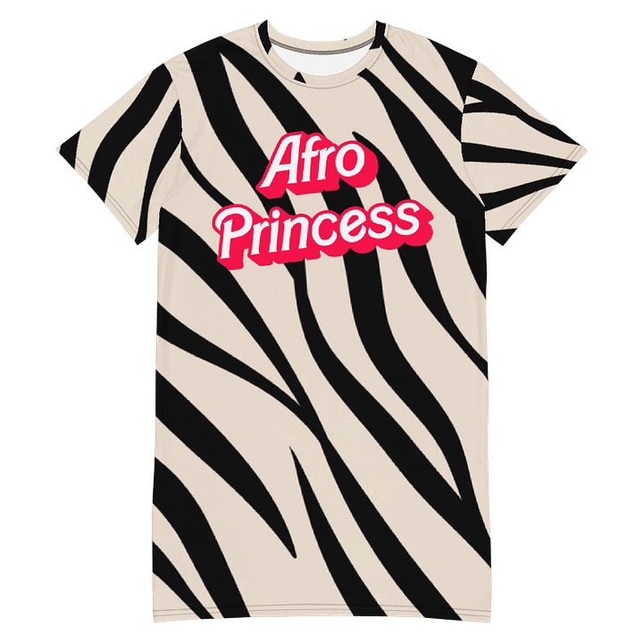 Afro Princess T-Shirt Dress product image (1)