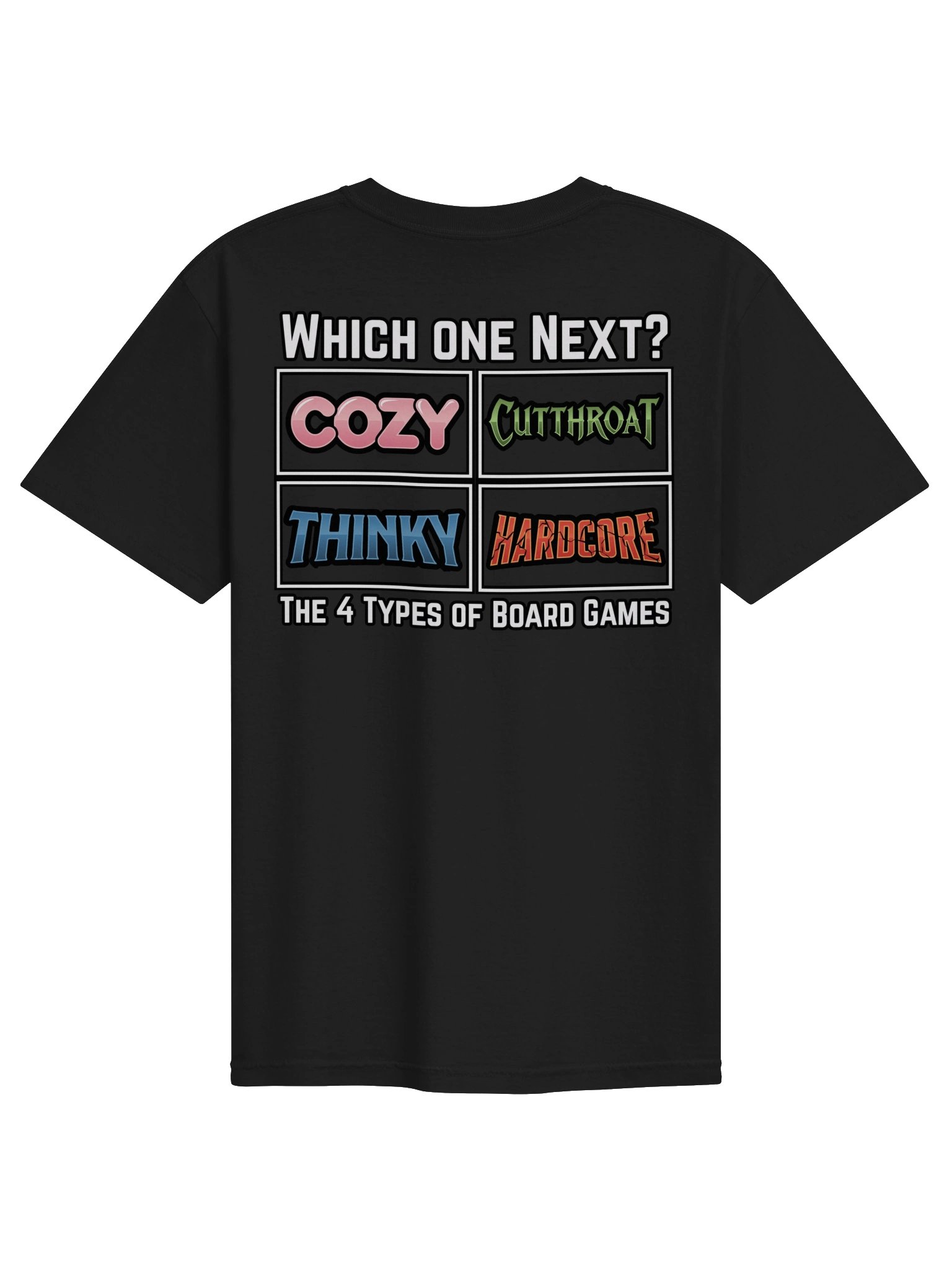 Board Game Types T-Shirt product image (2)