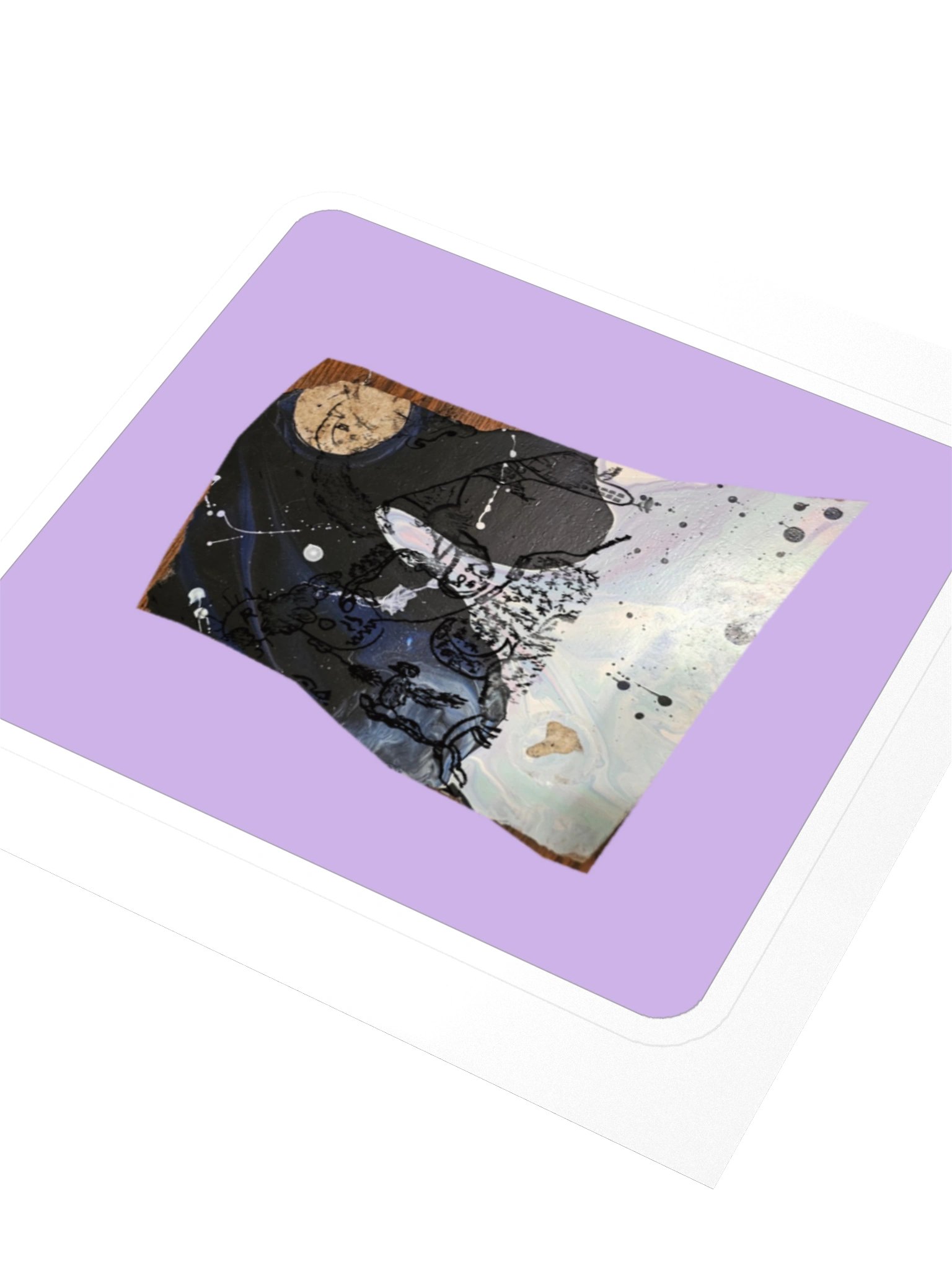 Heart and Moonstone — Block Sticker product image (3)