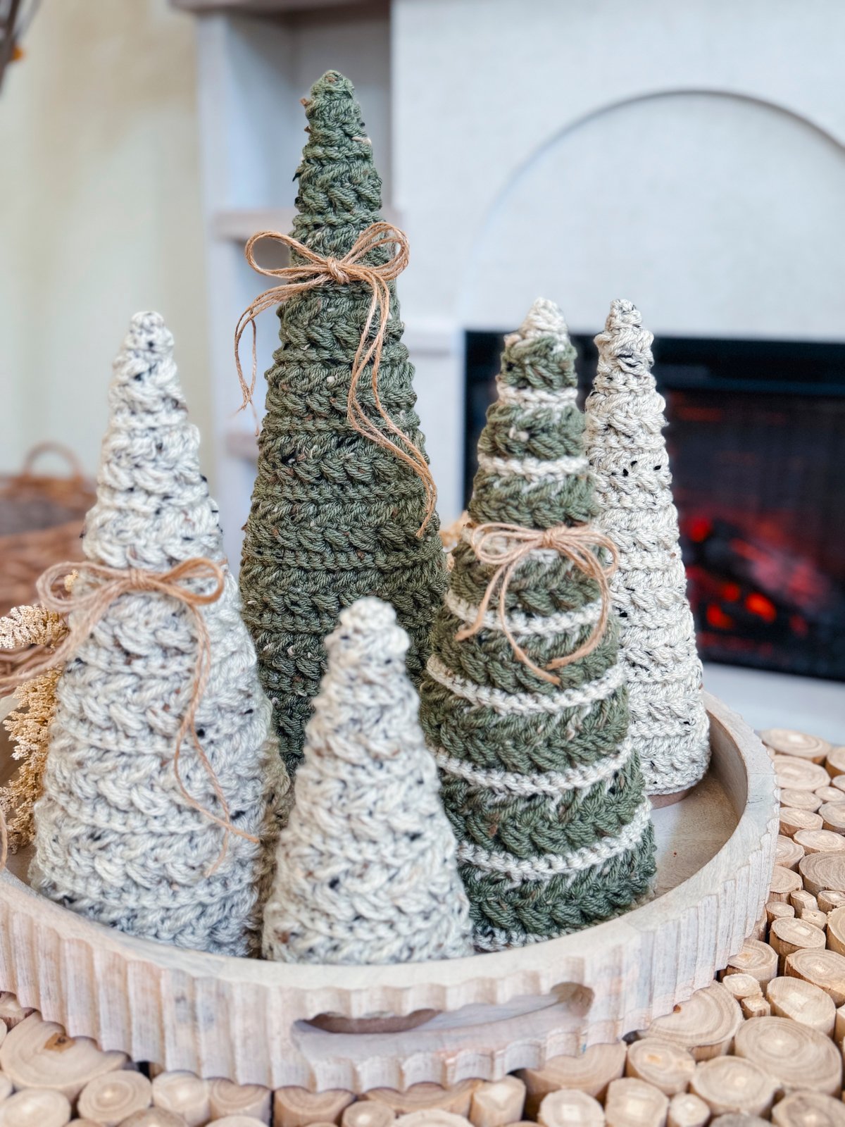 Wheat Stitch™ Crochet Tree Pattern | Fall, Winter & Holiday DIY Decor product image (10)