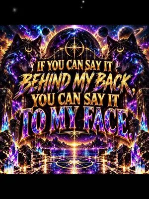 Funny how people always seem to have so much to say about you when you're not around, yet suddenly lose their voices when they're standing right in front of you. 🙄 The gossip, the slander, the smear campaigns, the rumours, the twisted stories, and the outright lies.  Apparently, some people have no shortage of opinions about my life, my character, and my intentions, yet not ONE of them has had the courage to come to me directly and address these so-called issues to my face. Not one. And that tells me everything I need to know about the situation. If you genuinely have a problem with me, you know where to find me.  If I've done something to offend you, you are more than welcome to communicate with me like an adult.  I'm perfectly capable of having a conversation, hearing another perspective, and taking accountability where accountability is warranted.  But I'm not going to entertain third-party gossip, participate in your little telephone games, or chase down every ridiculous story someone decides to manufacture about me. There is a difference between having a legitimate issue with someone and deliberately trying to damage their reputation. One involves communication. The other involves an audience. And let's be honest: if you have to rely on whispers, half-truths, exaggerations, and stories told behind someone's back to get people to turn against them, perhaps the problem isn't the person you're talking about.  Perhaps it's the fact that you can't stand on your own words when that person is in the room. I'm not interested in controlling what people think of me. People are free to form their own opinions. But I will not shrink myself, silence myself, or spend my life defending my character against every rumour circulated by people who don't have the courage to speak to me directly. Those who genuinely know me can judge me by their own experiences with me.  Those who don't know me have absolutely no business treating someone else's gossip as established fact. And to anyone participating in the whispering, spreading stories, or carrying messages back and forth: remember that repeating a rumour doesn't make it a fact, and getting a group of people to believe something doesn't automatically make it true. You can talk about me behind my back all you want. You can speculate, gossip, and exchange whatever stories keep you entertained. But don't confuse my refusal to participate in the circus with an inability to confront a situation. I don't fear difficult conversations. I simply refuse to have imaginary arguments with people who would rather talk ABOUT me than talk TO me. If you have something to say, say it to my face. If you have a legitimate concern, address it directly. If you have evidence of something I've done wrong, bring it forward. Otherwise, stop attaching my name to conversations that require my presence, my perspective, and my right to respond. Because I'm done entertaining the noise. Say it with your chest, or keep my name out of your mouth.  👽✌️🪄🎩🔮✨️