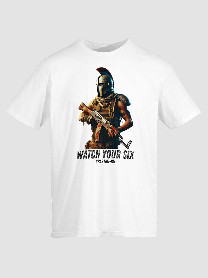 Watch Your Six T Shirt Light product image (1)