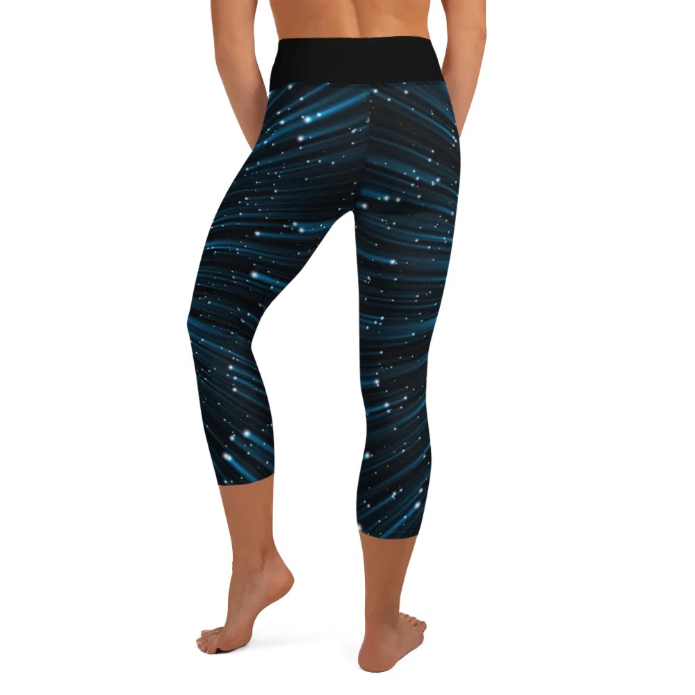 Hyperspace Journey Yoga Capri Leggings product image (7)