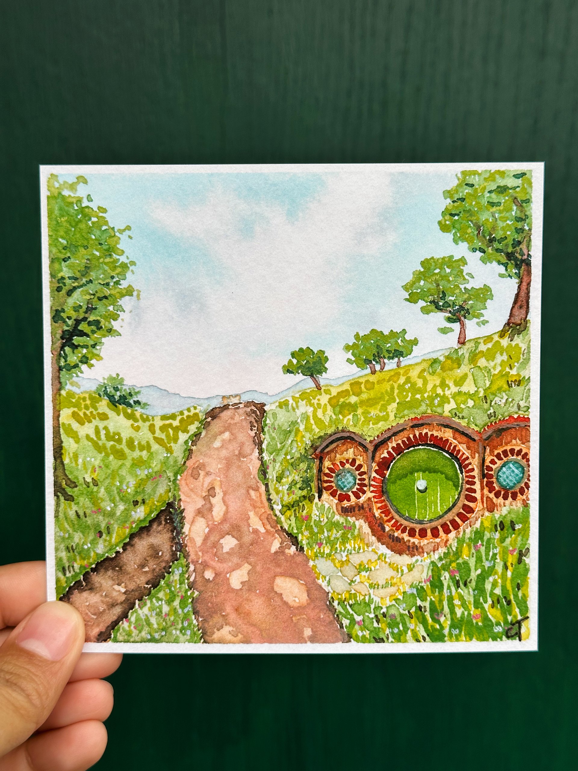 A House for a Hobbit Watercolor Print product image (3)