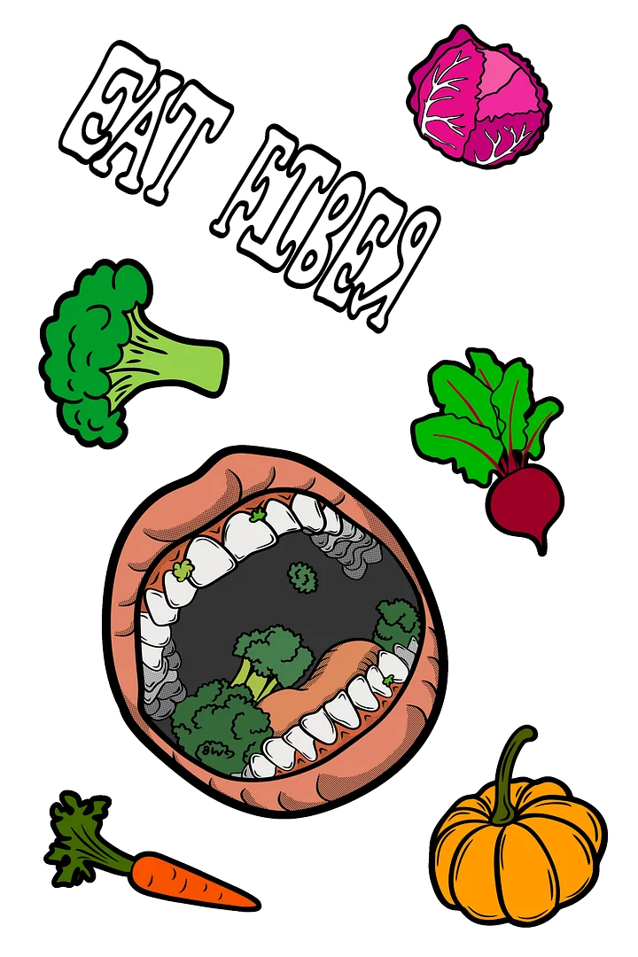 Eat Fiber Sticker Sticker Sheet product image (2)