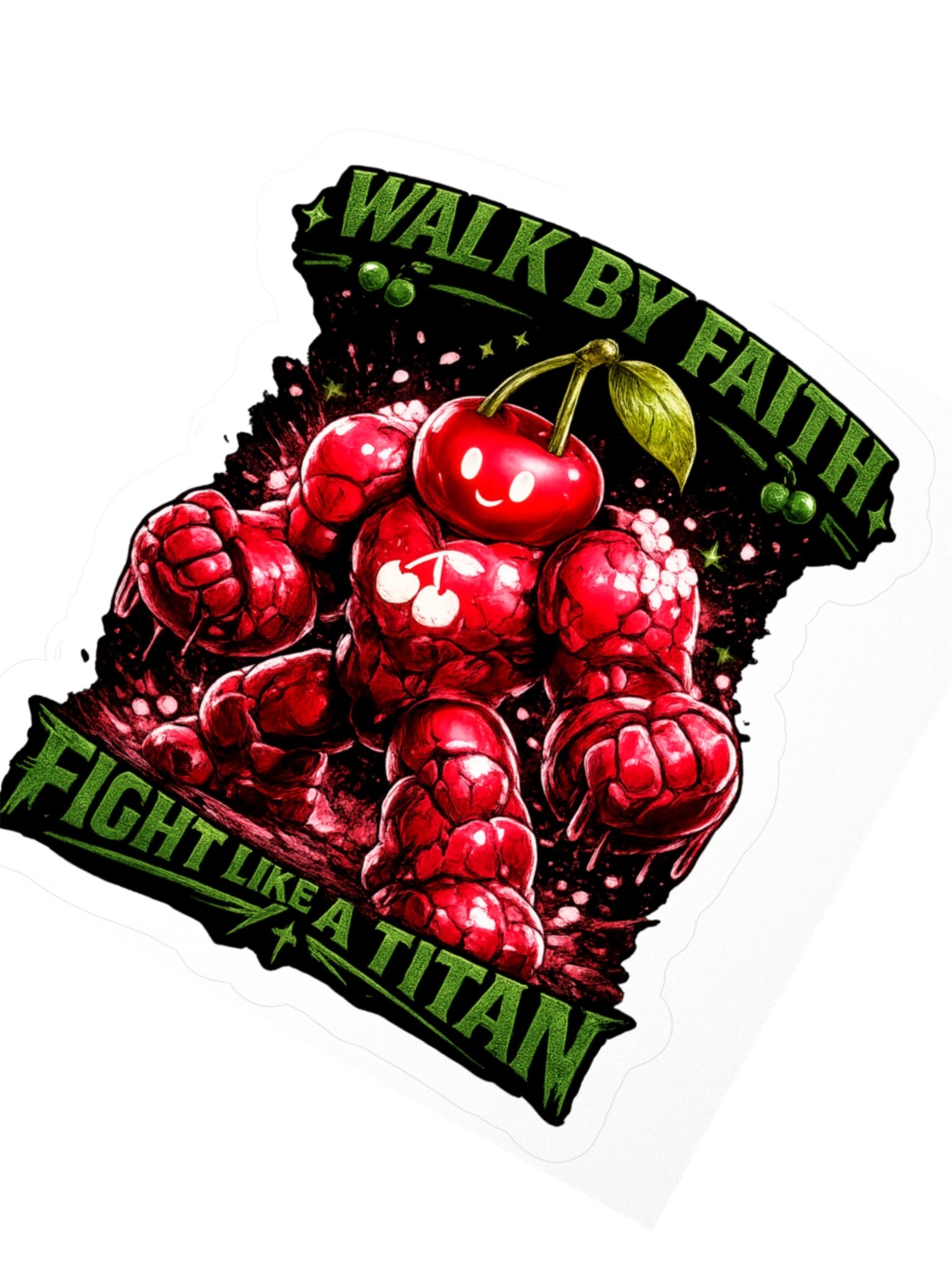 Walk by Faith Titan Cherry Sticker product image (2)