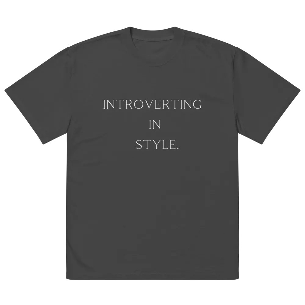 Nostalgic Introverting Oversized Tee product image (2)