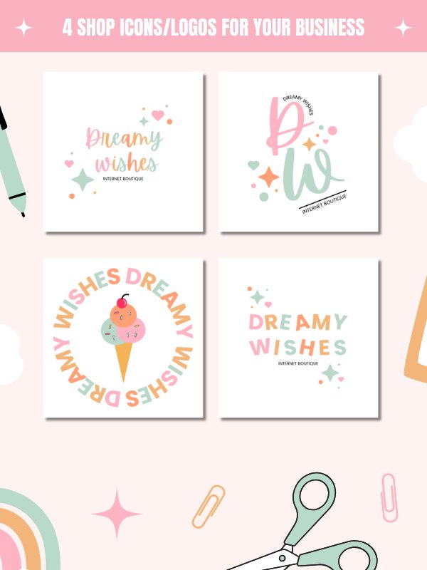 Whimsical MRR/PLR Branding Kit for Etsy product image (7)