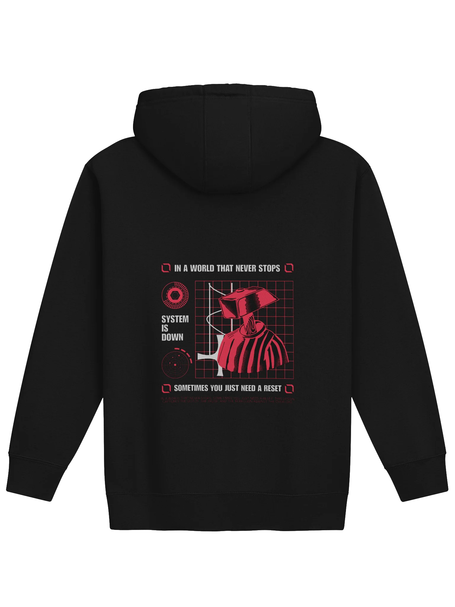 LunaNova "System Reboot" Premium Heavyweight Hoodie product image (2)