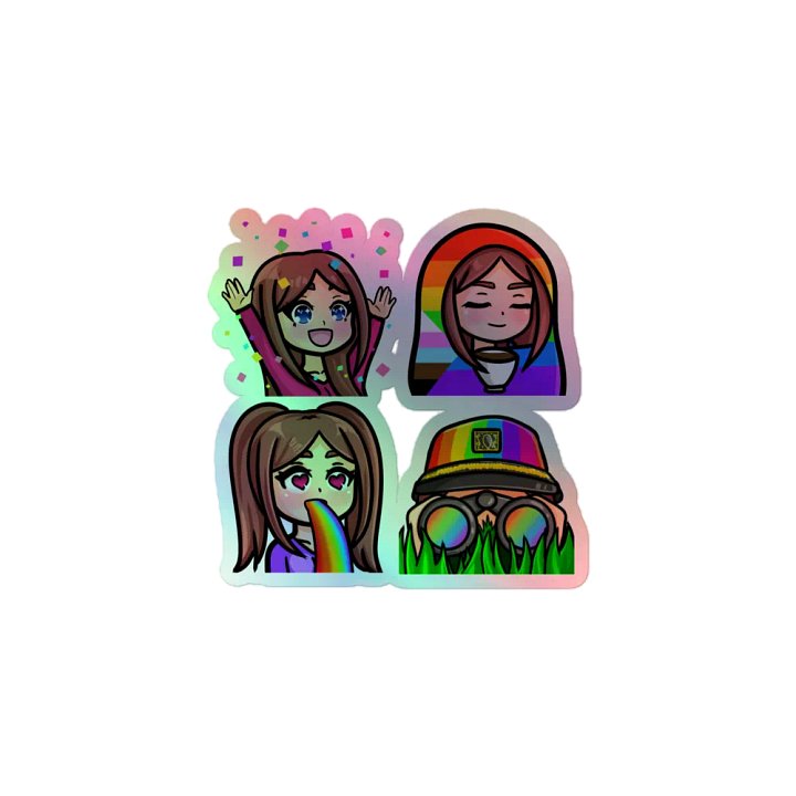 Holographic PRIDE Sticker Set product image (2)