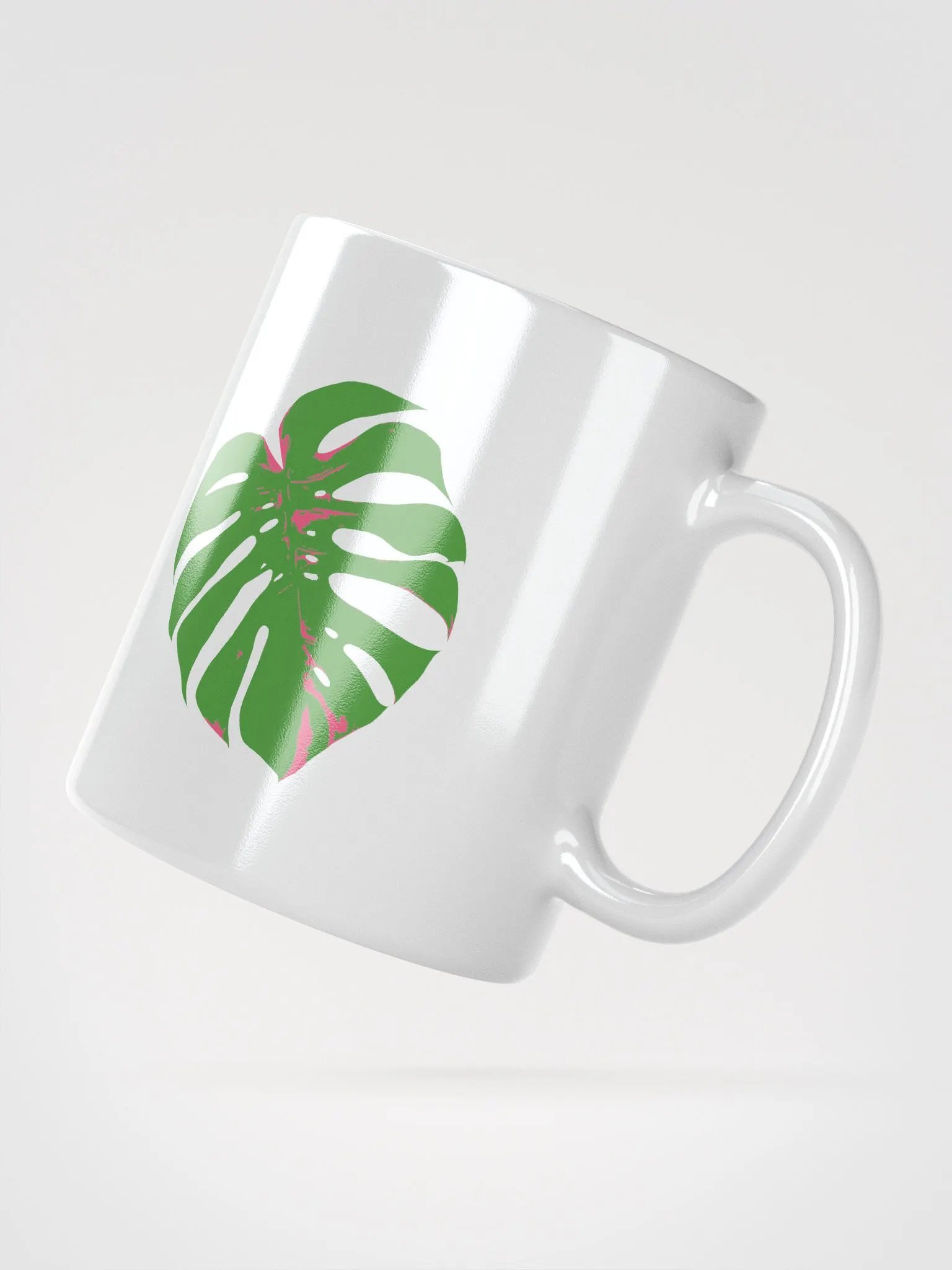 Tropical Bliss Monstera Mug product image (4)