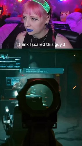 I hate being so intimidating to NPCs 😢 #twitch #cyberpunk #oops #clips