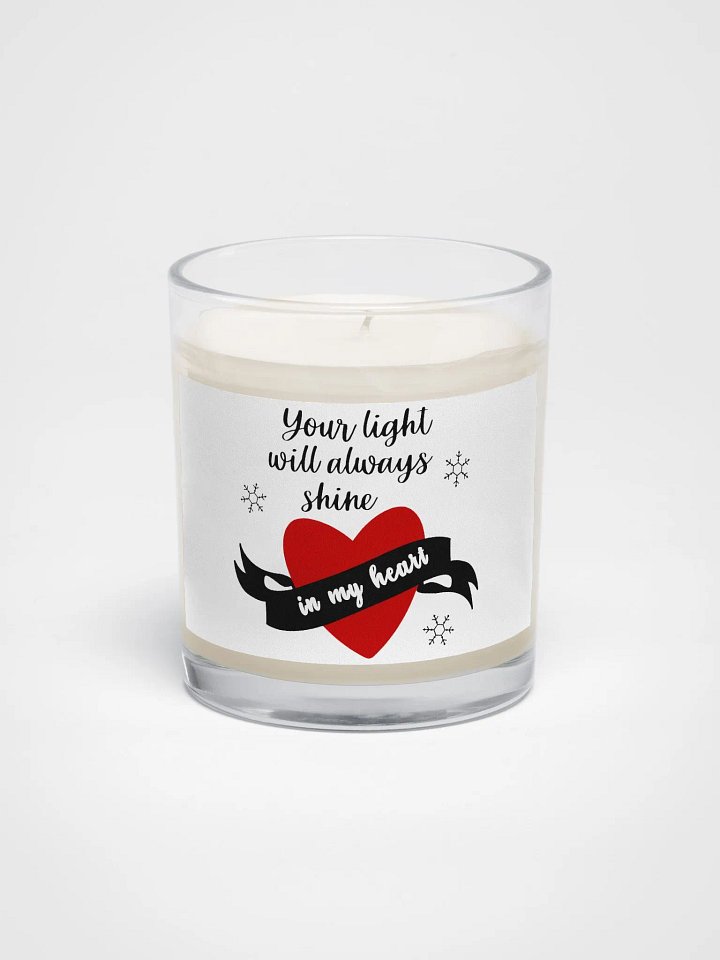 Your light will always shine in my heart Heartfelt Serenity Soy Candle product image (1)