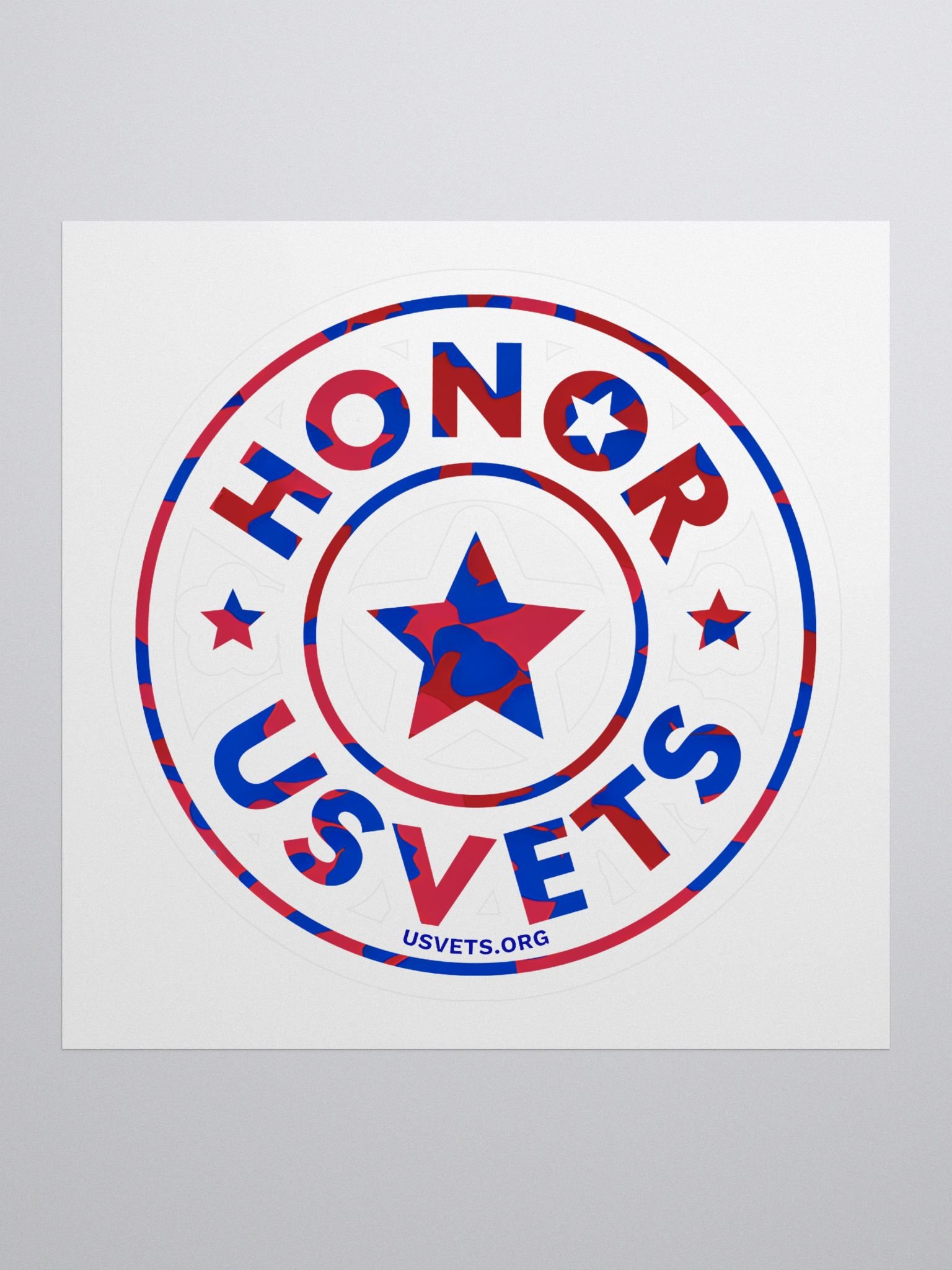 HONORUSVETS - AMERICANA STAR STICKERS product image (1)