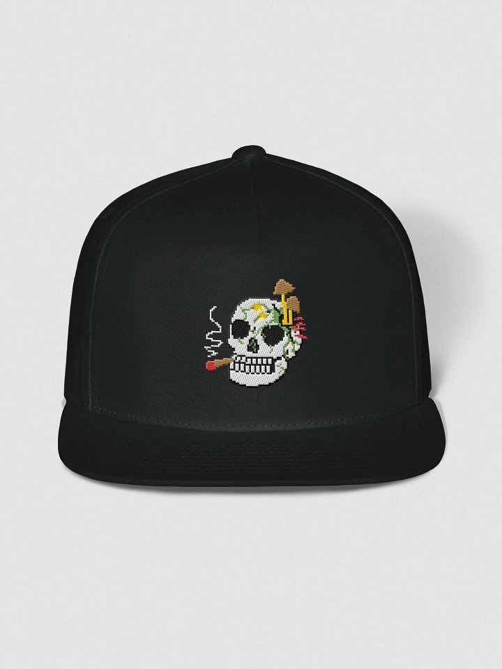Smoking Skull Snapback product image (1)