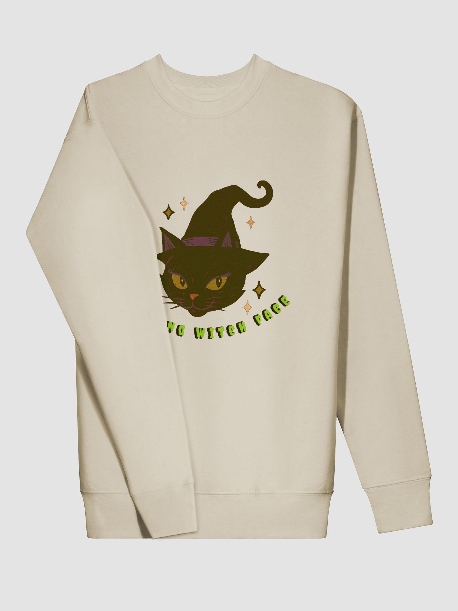 Resting Witch Face Cat Sweatshirt product image (17)