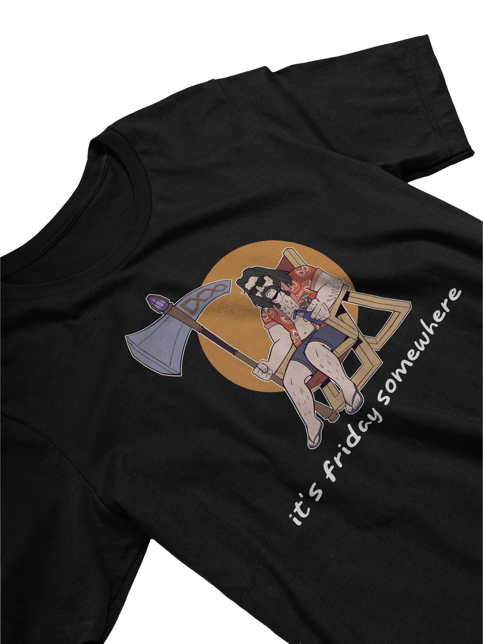 It's Friday Somewhere T-Shirt (White Text) product image (20)