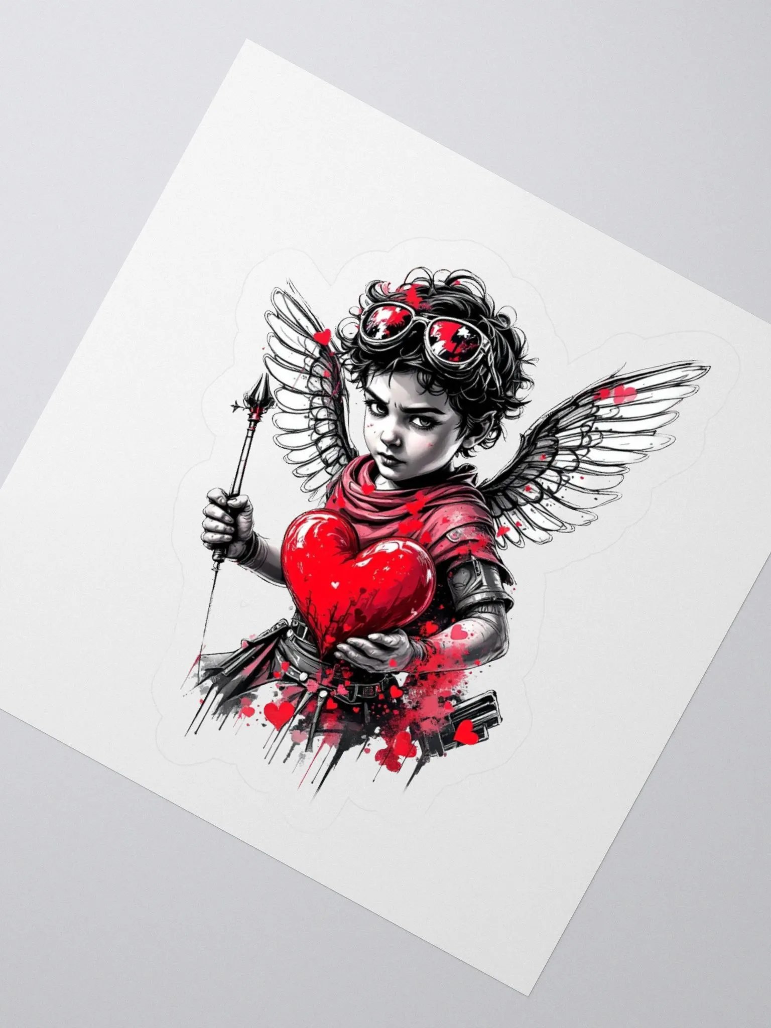 Fierce Cherub Kiss Cut Stickers product image (8)