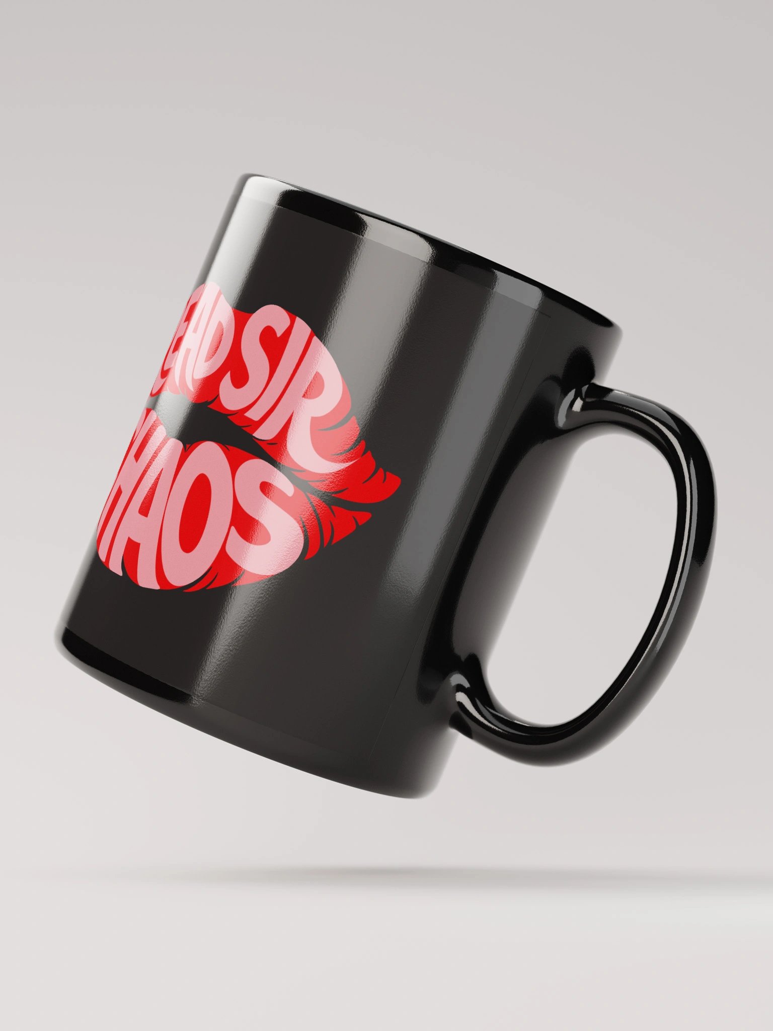 Read My Lips Black Mug product image (2)