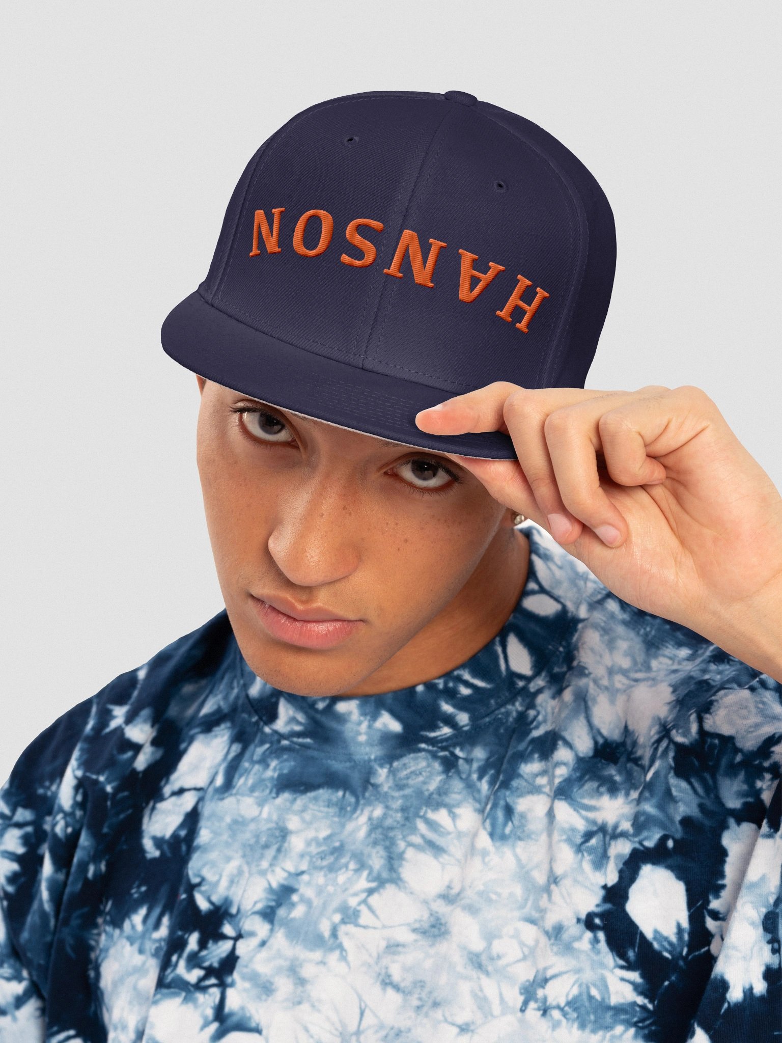 NosnaH Hat Navy Gold product image (5)