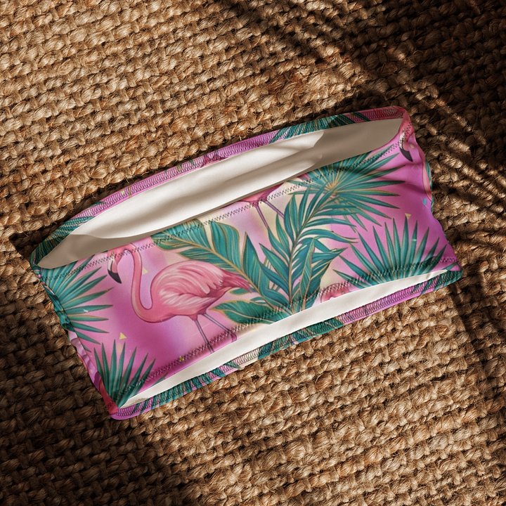 Flamingo Fiesta All-Over Print Bandeau product image (1)