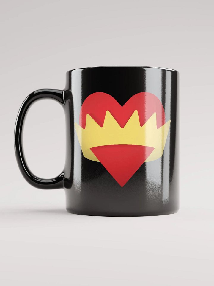 Crown Heart Mug (Black) product image (2)
