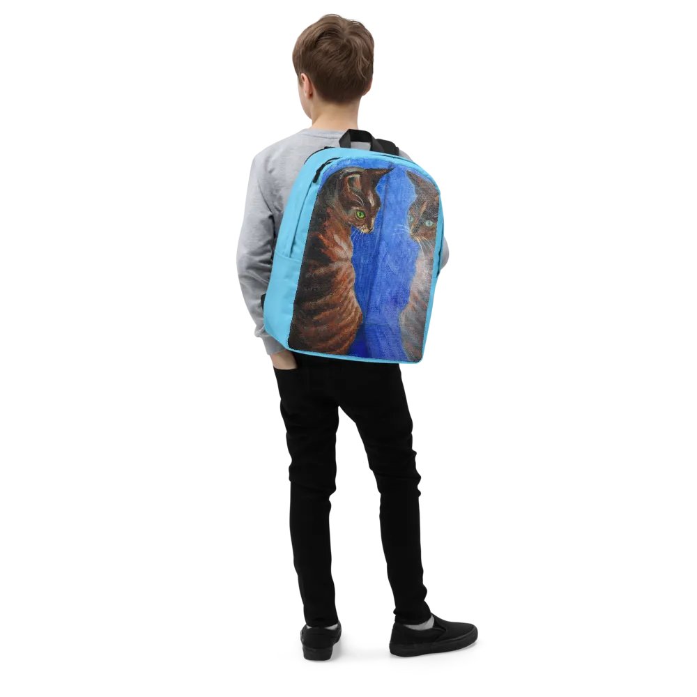 mirror cat painting backpack product image (5)