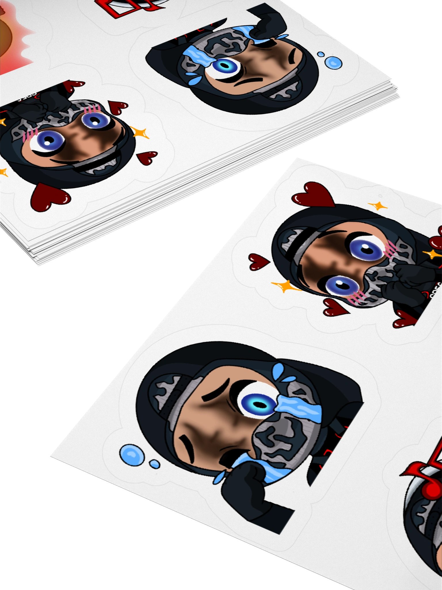 Spec Chibi Emoji Sticker Pack product image (8)