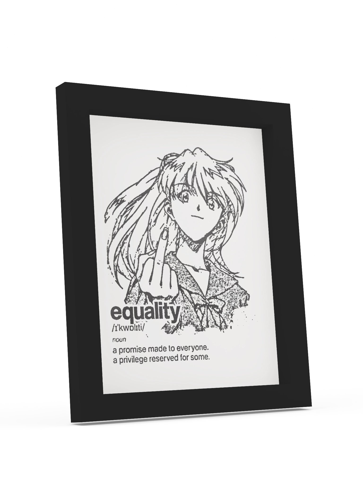 EQUALITY ! Framed Print. product image (4)